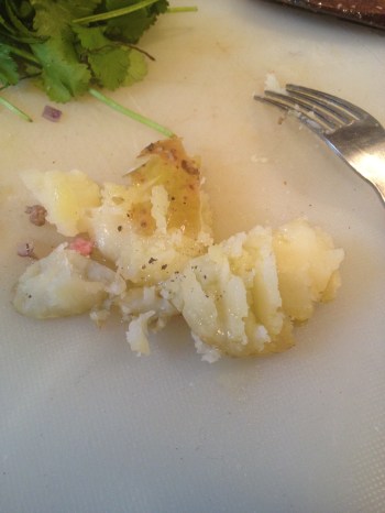 snack on potatoes while the peppers cook.